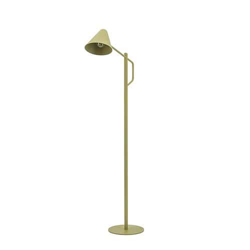 Stahhlaar vloerlamp in modern design, perfect voor woonkamer of kantoor, met draaibare kap en stabiele onderbouw.