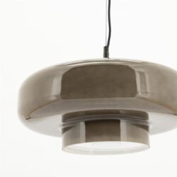 Modern hanglamp met roestvrijstalen afwerking, ontworpen voor een eigentijdse interieurstijl. Perfect voor eetkamers, woonkamers of grote open ruimten, benadrukt minimalistisch design en functionaliteit.