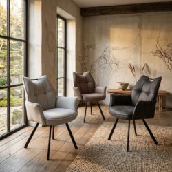 Eetkamerstoel Mabel met arm