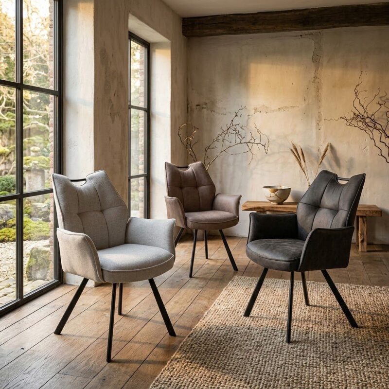 Eetkamerstoel Mabel met arm