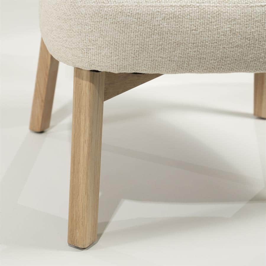 Fauteuil Mikky naturel - beige Moon