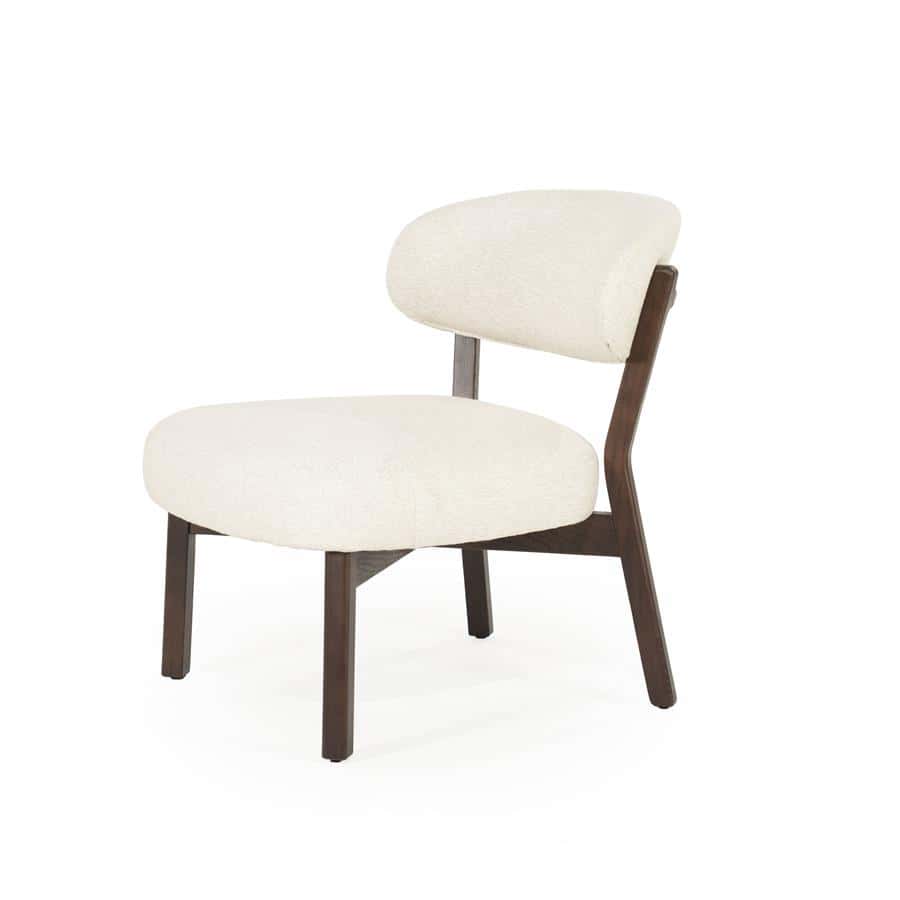Fauteuil Mikky bruin - beige Moon