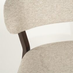 Fauteuil Mikky bruin - taupe Moon