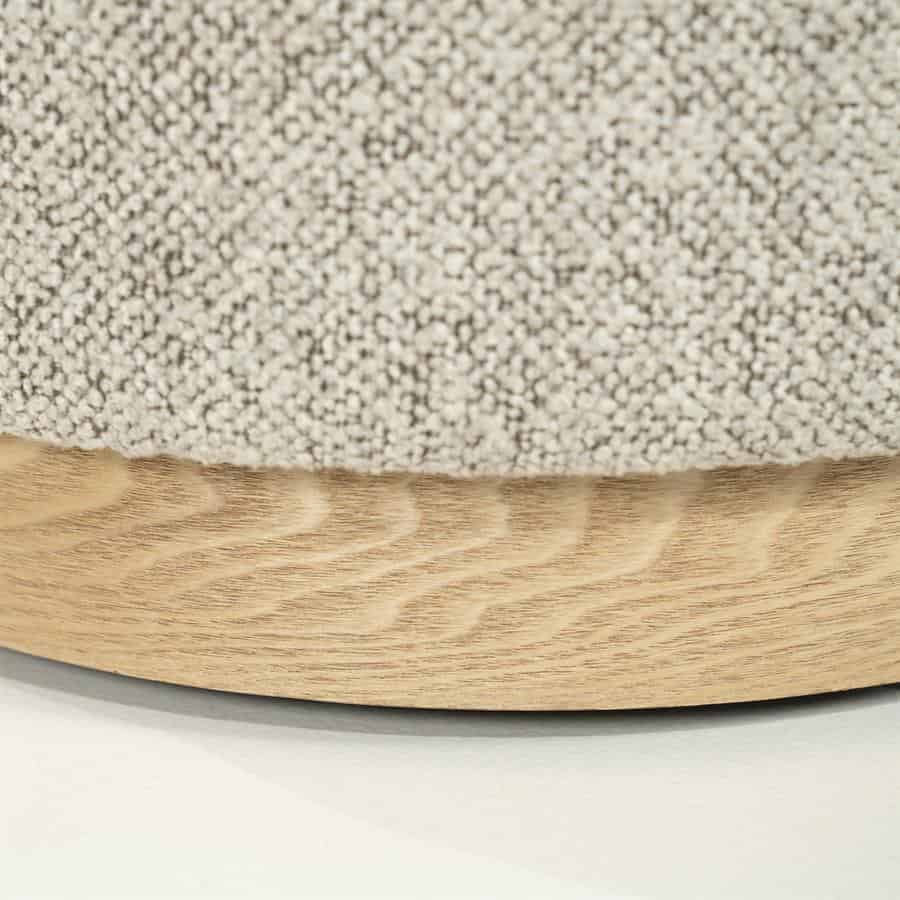 Poef Avah small - taupe Mantz