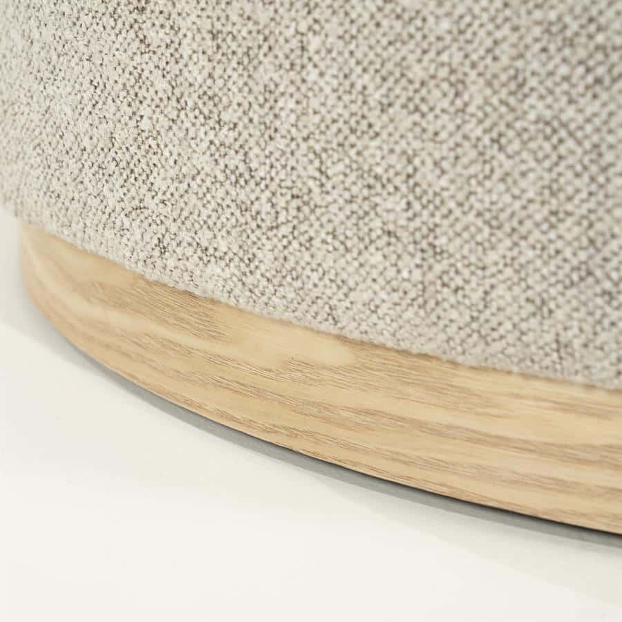 Poef Avah large - taupe Mantz