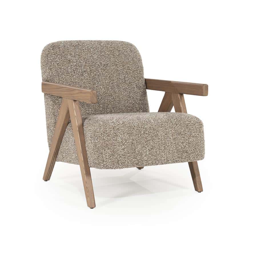 Fauteuil Francis - taupe Flou