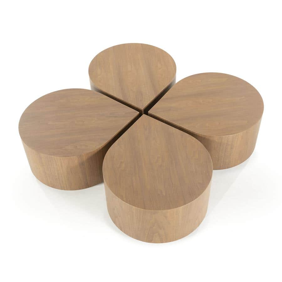 Bijzettafel Jules - lichtbruin