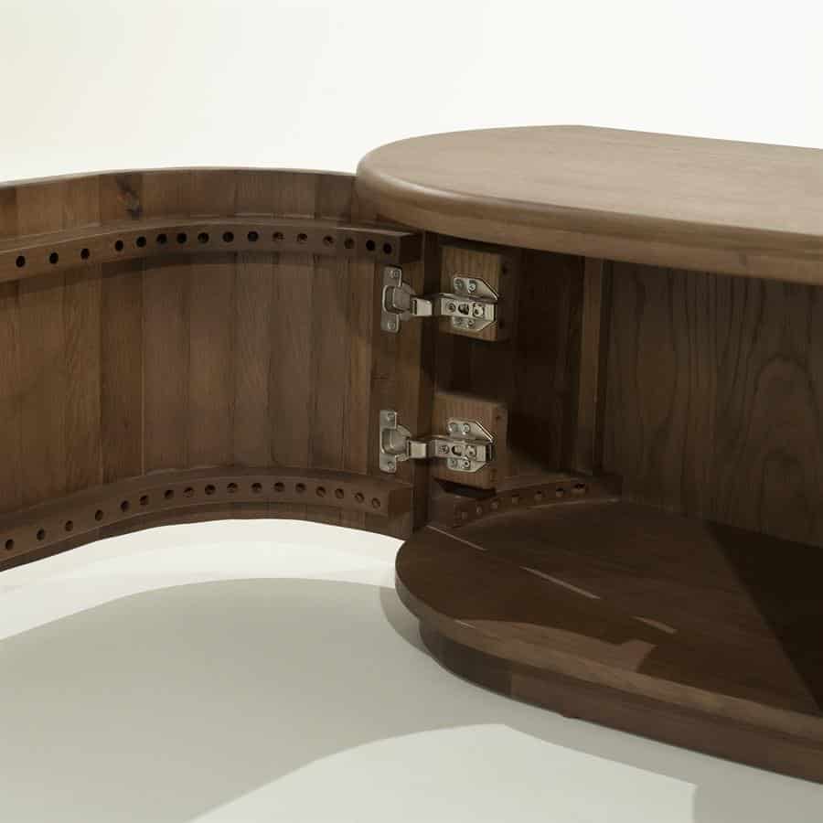 TV meubel Josh 240 cm - bruin