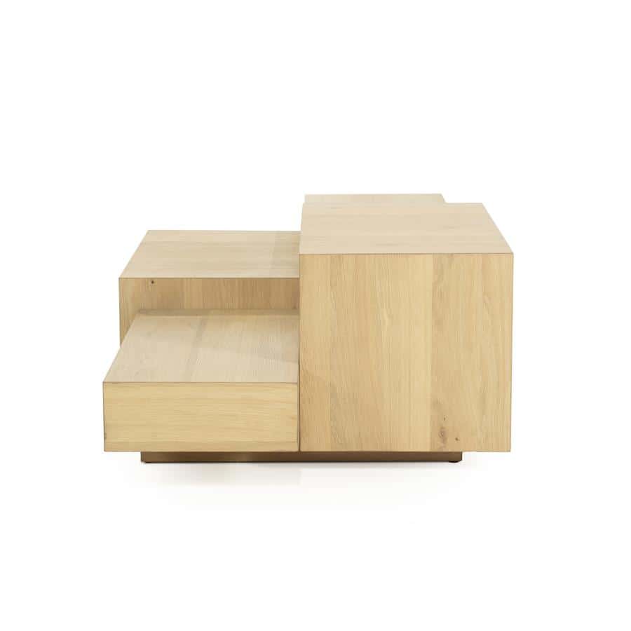 Salontafel Quinten rechthoekig - naturel