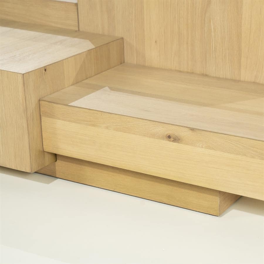 Salontafel Quinten rechthoekig - naturel