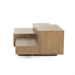 Salontafel Quinten rechthoekig - bruin