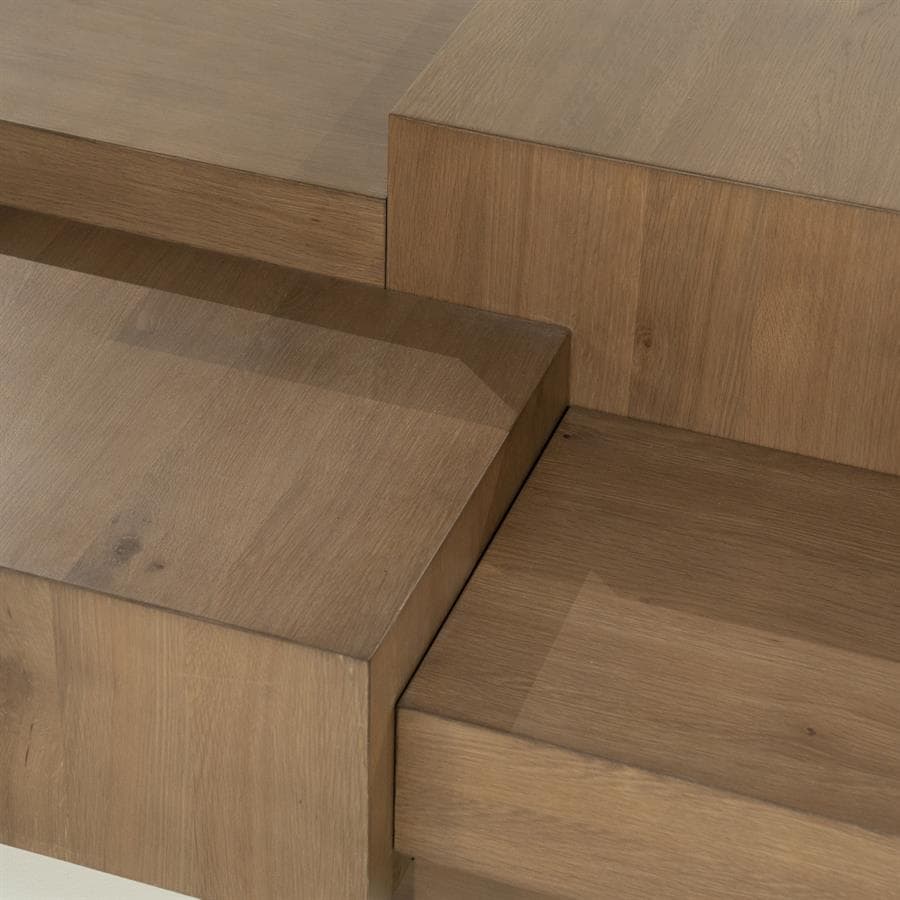 Salontafel Quinten rechthoekig - bruin