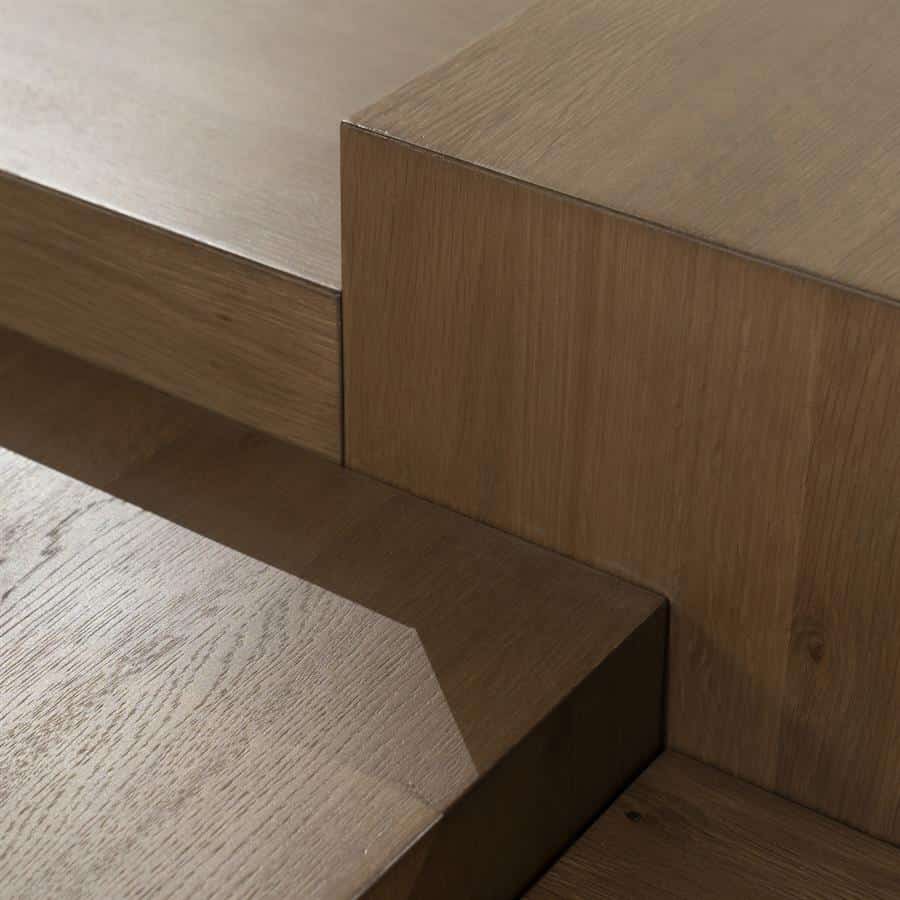 Salontafel Quinten rechthoekig - bruin