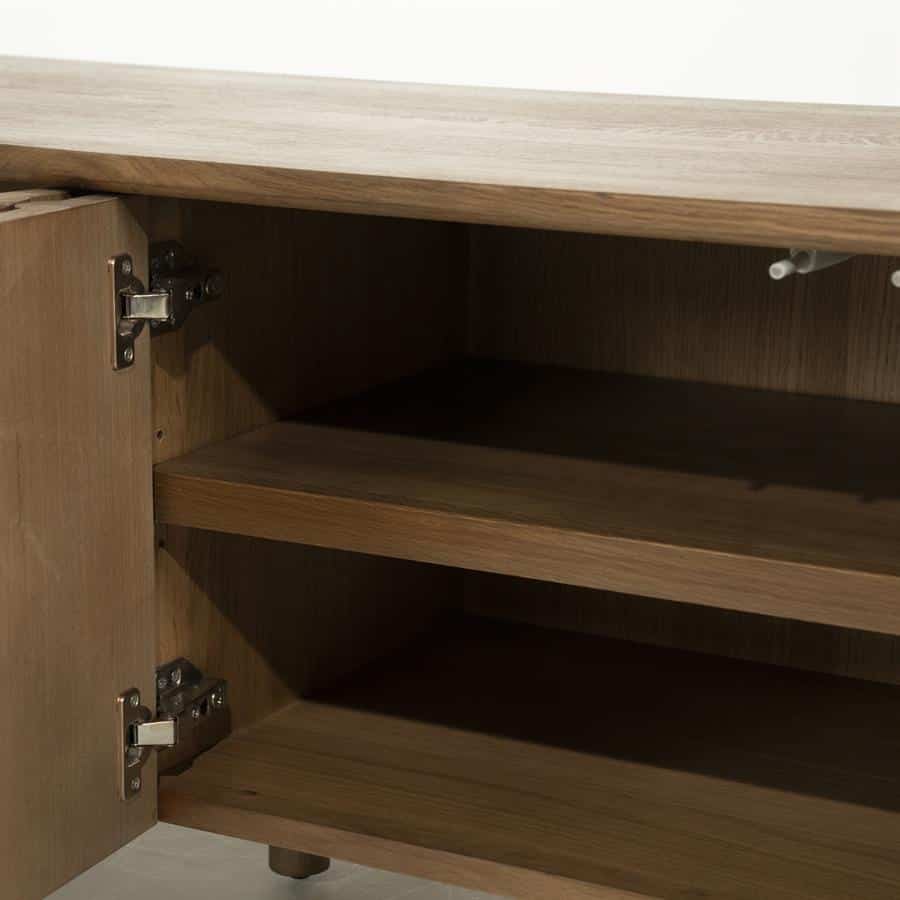 TV meubel Jake 4 drs. - bruin