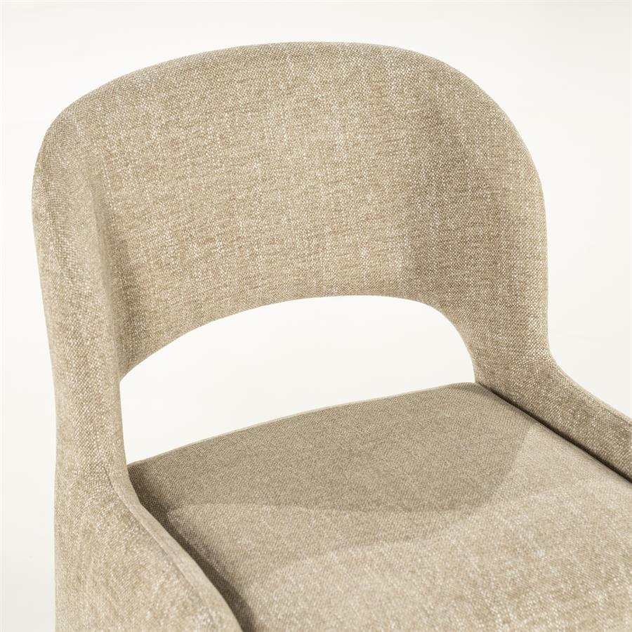 Stoel Odette - taupe Serene