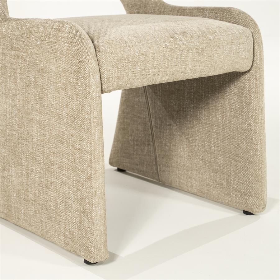Stoel Odette - taupe Serene