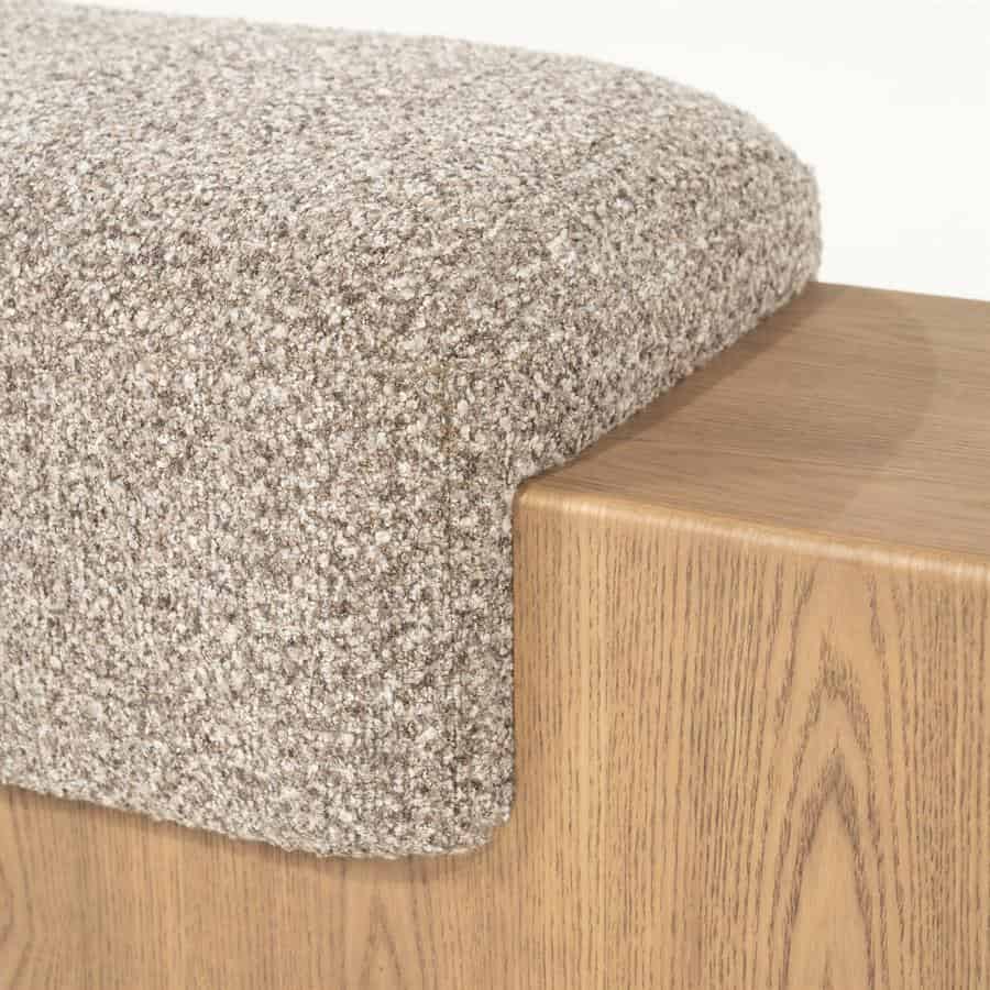 Bankje George - taupe Flou