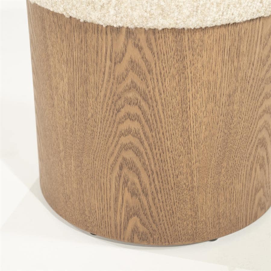 Poef George - beige Flou