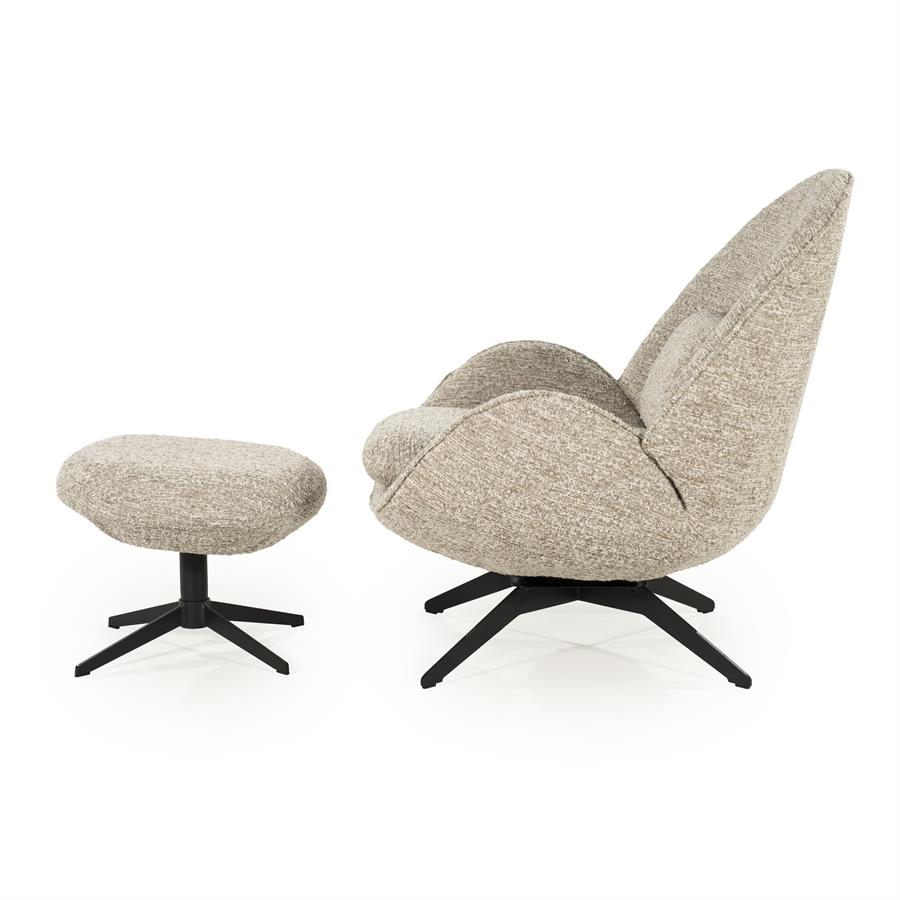 Fauteuil Ryan - taupe Zora