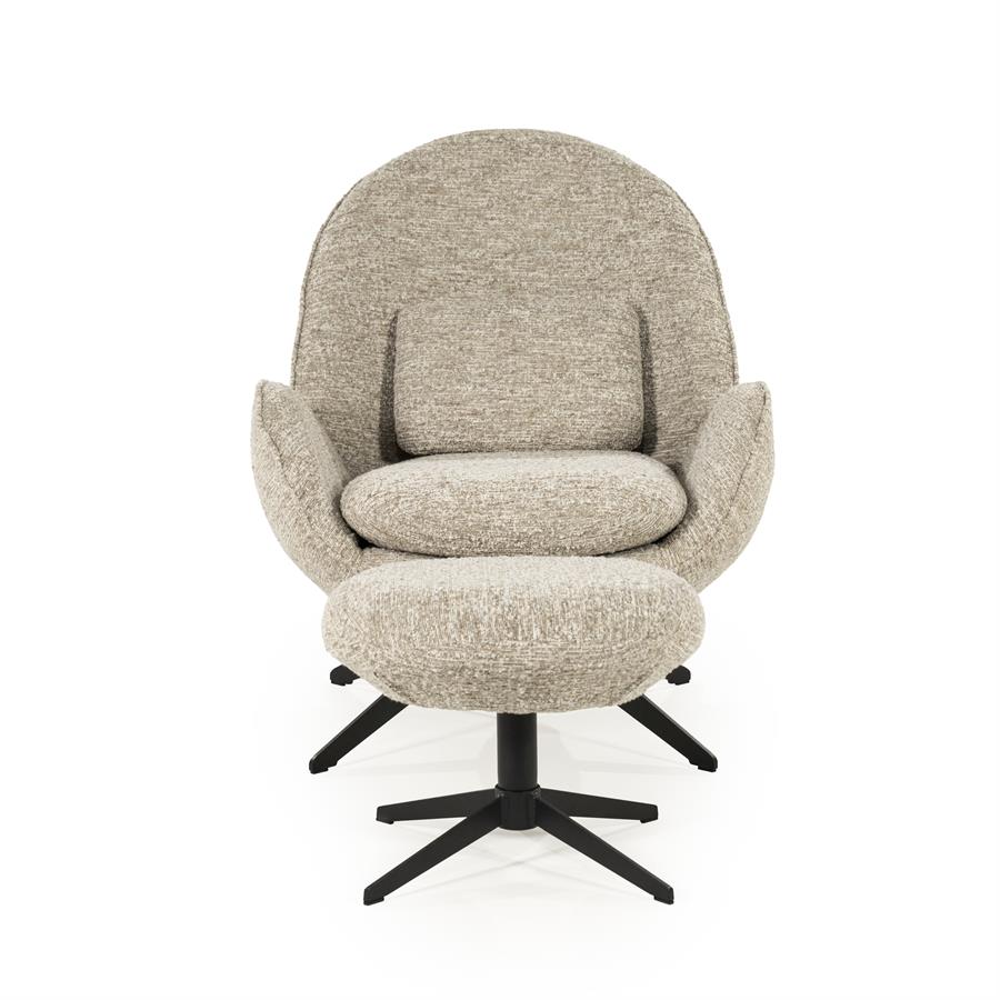 Fauteuil Ryan - taupe Zora