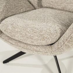 Fauteuil Ryan - taupe Zora