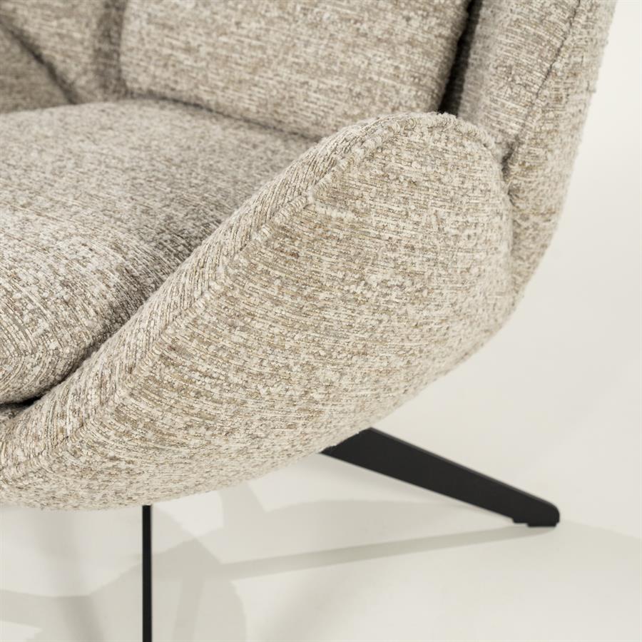 Fauteuil Ryan - taupe Zora