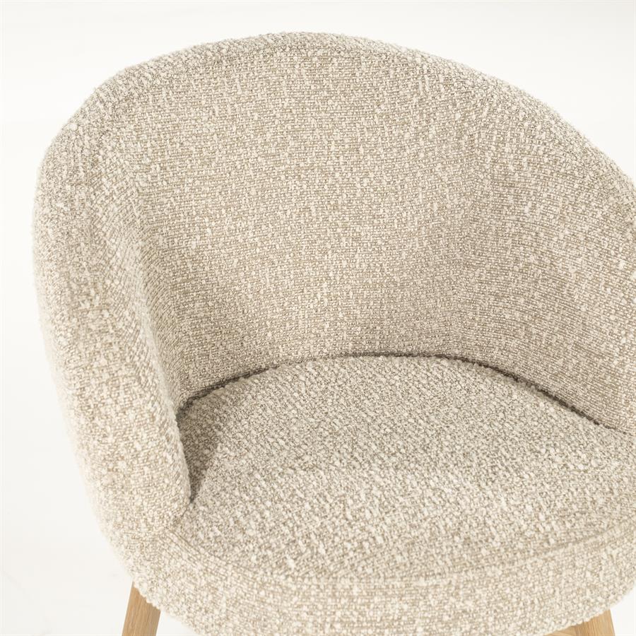 Stoel Livia - taupe Hush