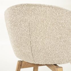 Stoel Livia - taupe Hush