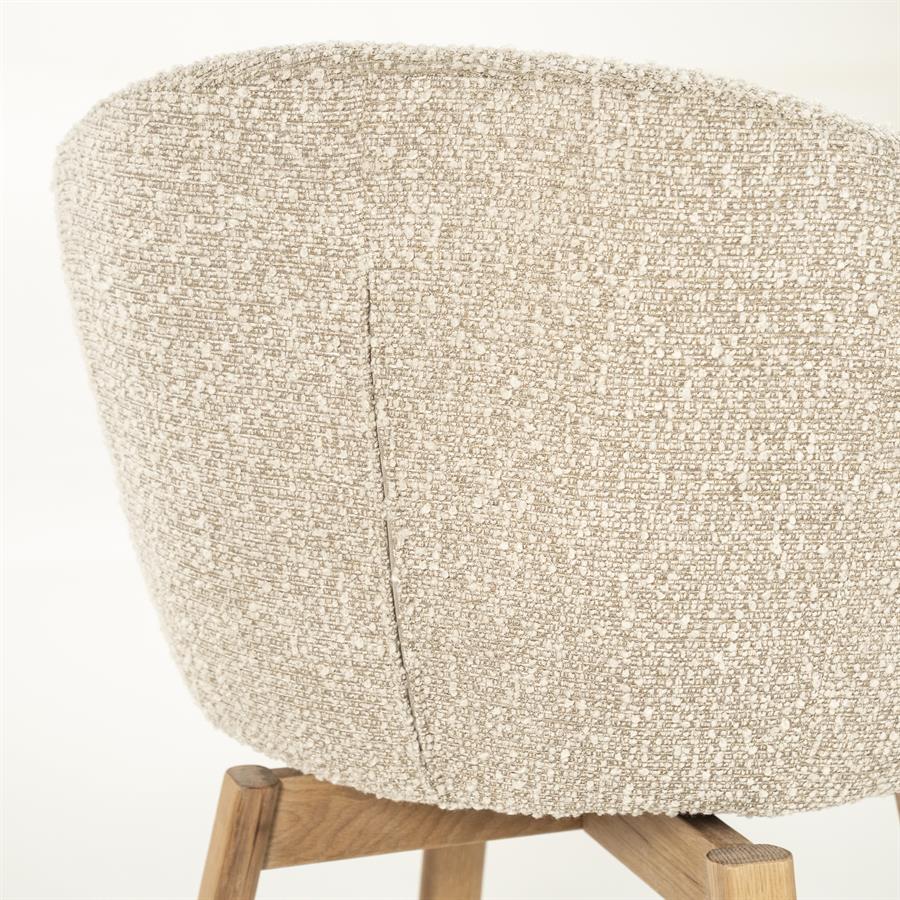 Stoel Livia - taupe Hush