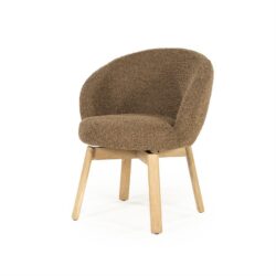 Stoel Livia - bruin Hush