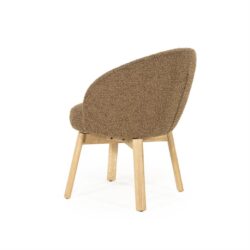 Stoel Livia - bruin Hush