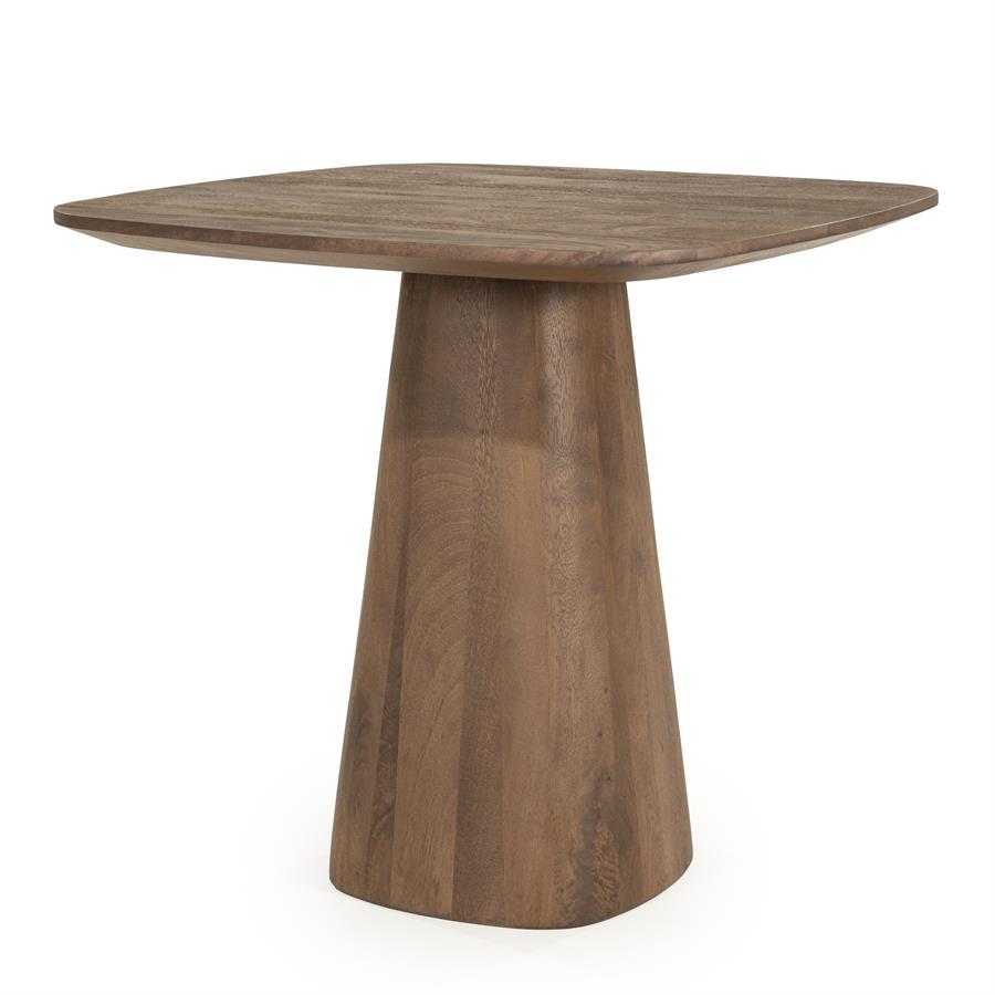 Eettafel Aron vierkant 80x80 - lichtbruin