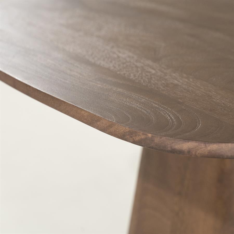 Eettafel Aron vierkant 80x80 - lichtbruin