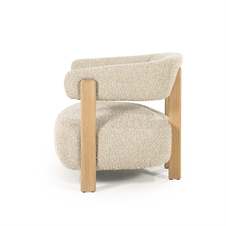Fauteuil Lola - taupe Hush