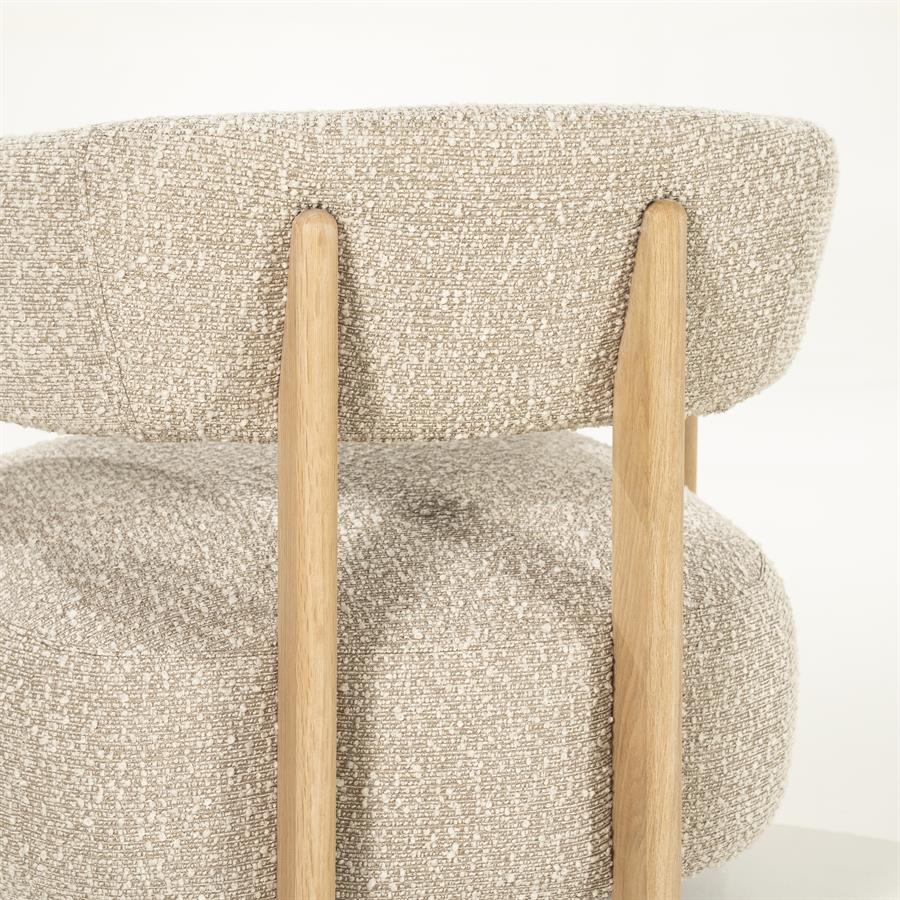 Fauteuil Lola - taupe Hush