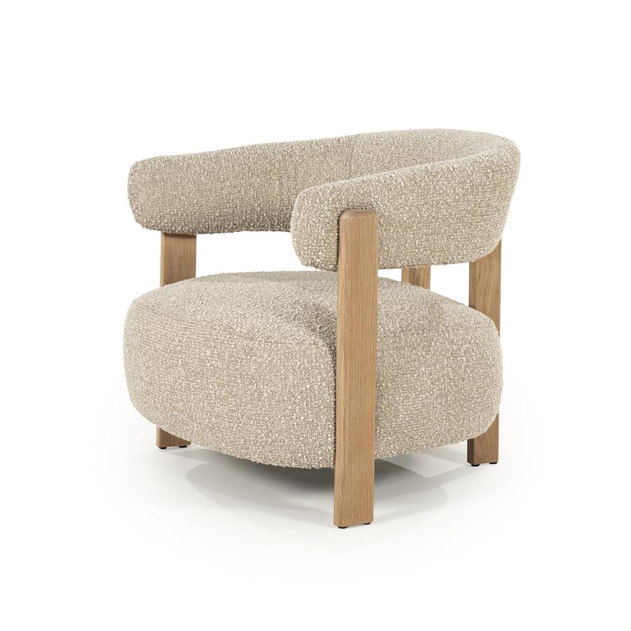 Fauteuil Lola - bruin Hush