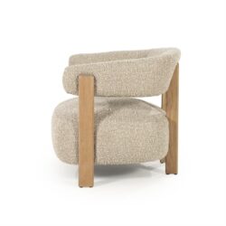 Fauteuil Lola - bruin Hush