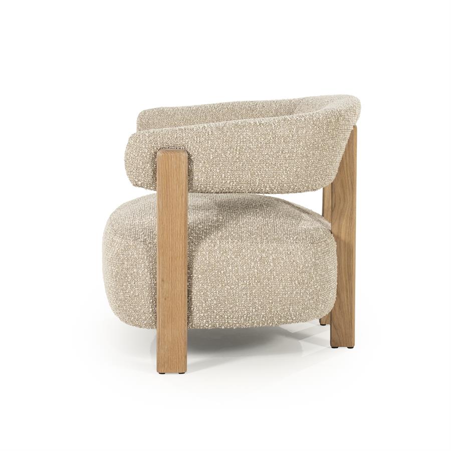 Fauteuil Lola - bruin Hush