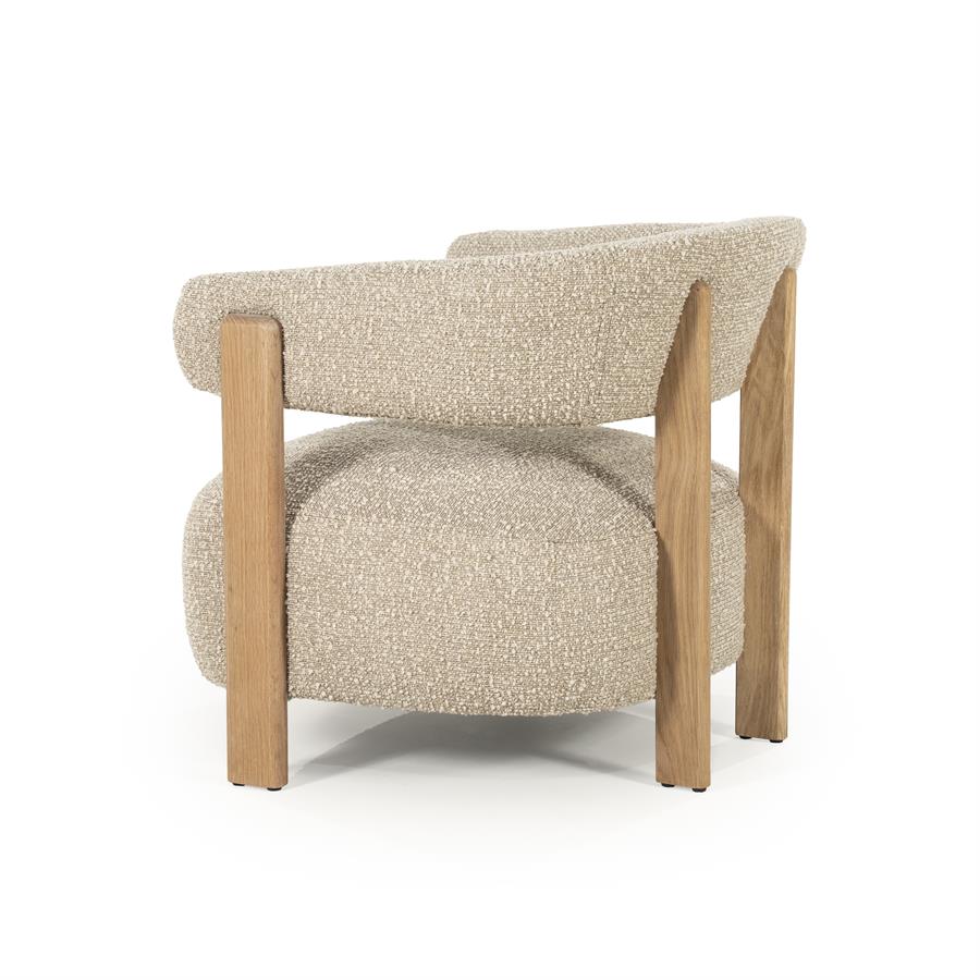 Fauteuil Lola - bruin Hush