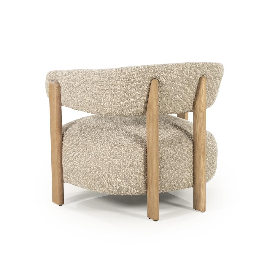 Fauteuil Lola - bruin Hush