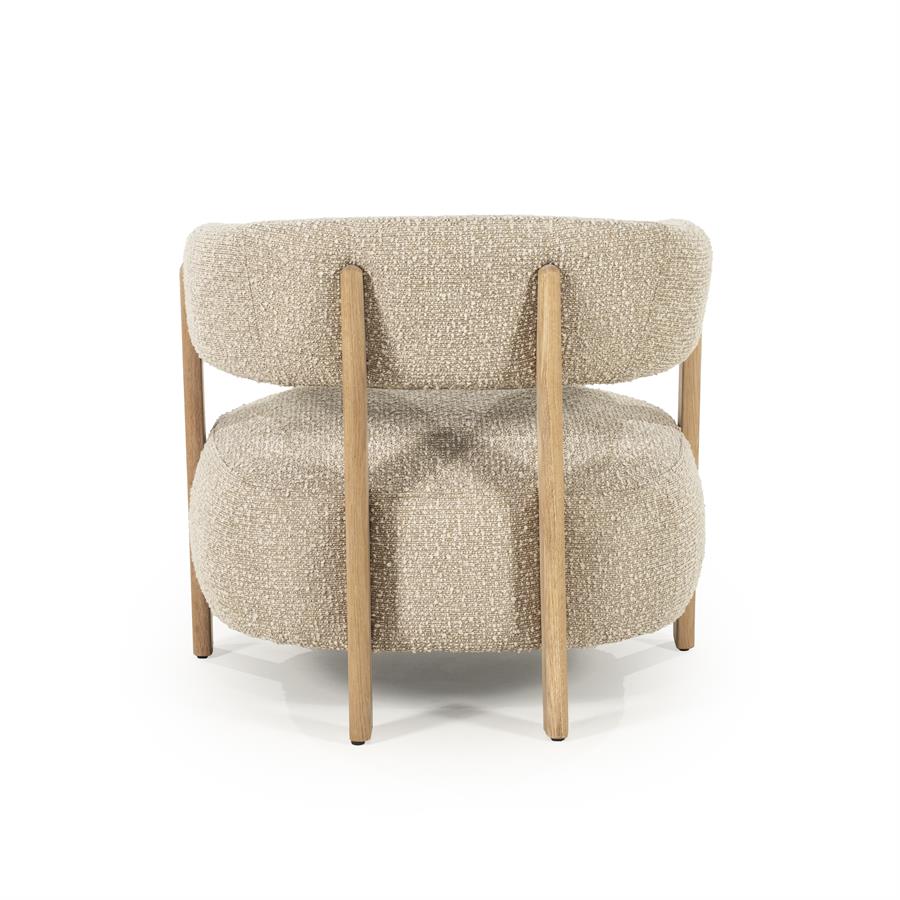 Fauteuil Lola - bruin Hush