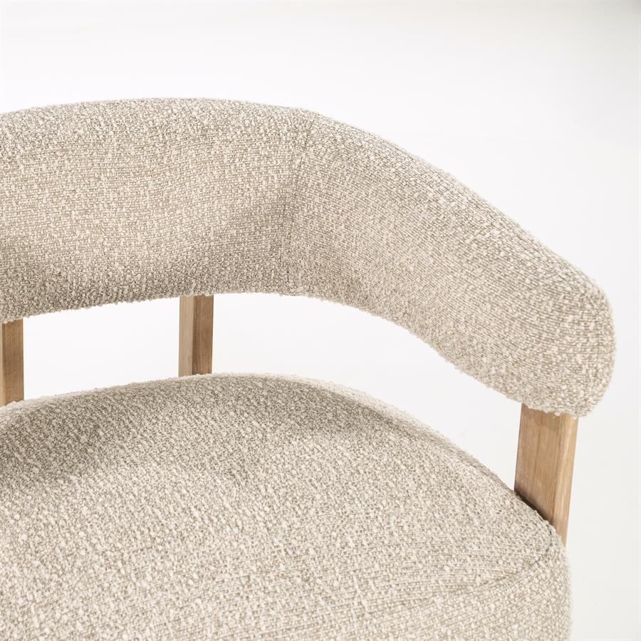 Fauteuil Lola - bruin Hush