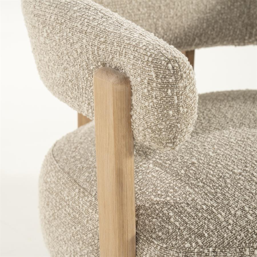 Fauteuil Lola - bruin Hush
