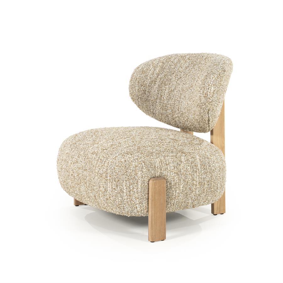Fauteuil Reza naturel - beige Bay