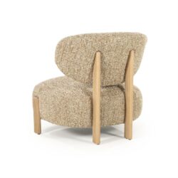 Fauteuil Reza naturel - taupe Bay