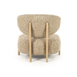 Fauteuil Reza naturel - taupe Bay