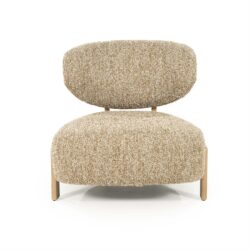Fauteuil Reza naturel - taupe Bay