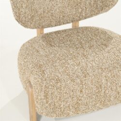 Fauteuil Reza naturel - taupe Bay