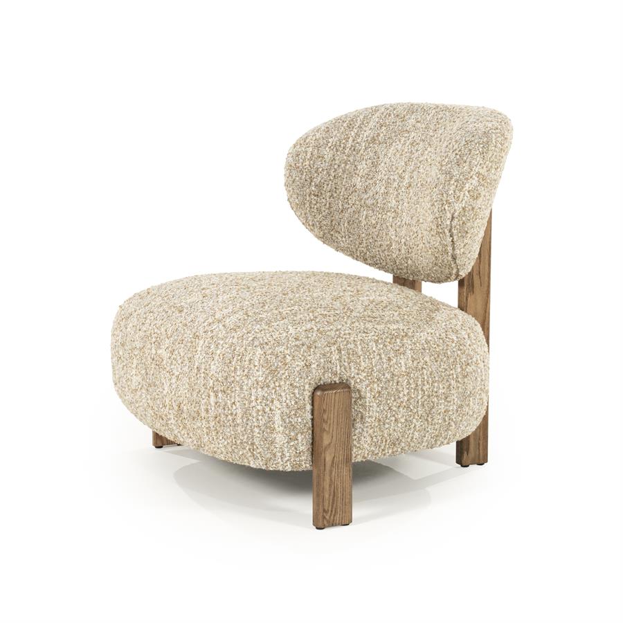 Fauteuil Reza bruin - beige Bay