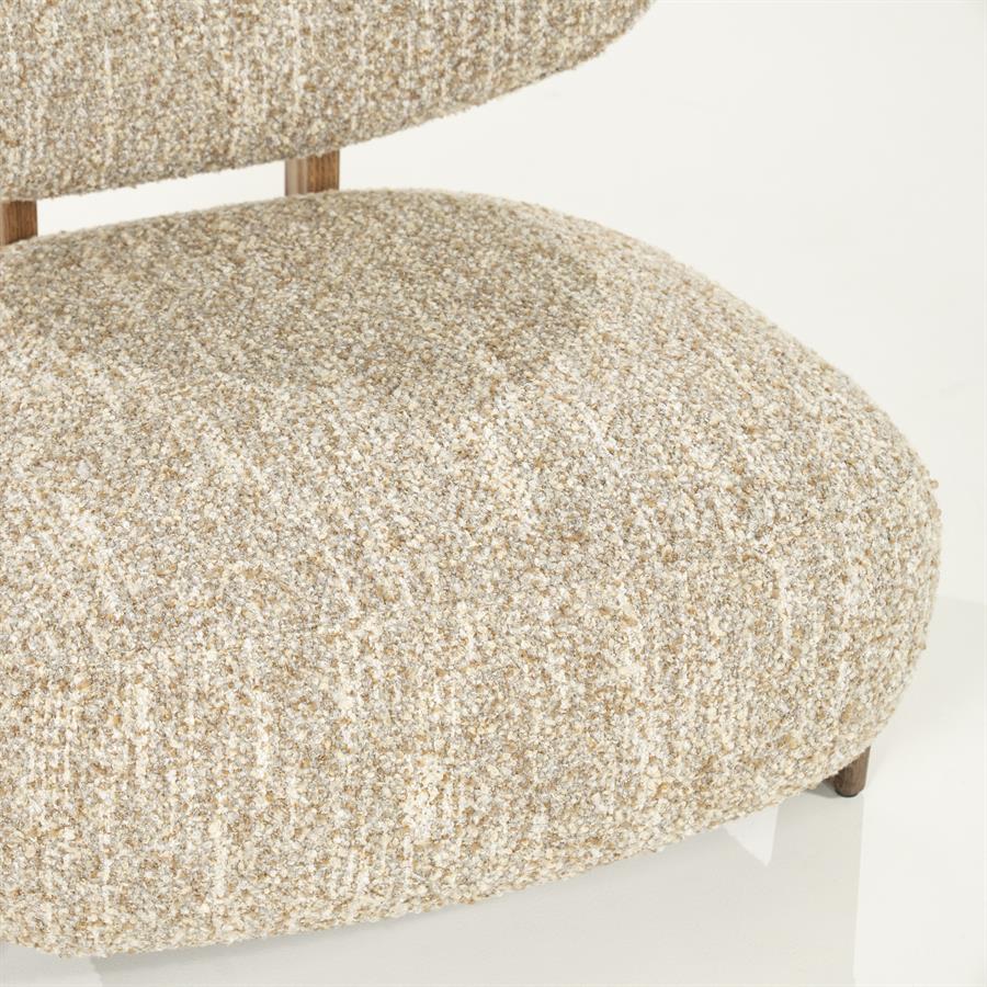 Fauteuil Reza bruin - beige Bay